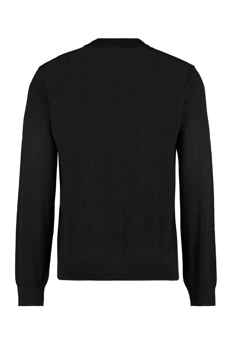 silk and cotton blend sweater by Selfnex