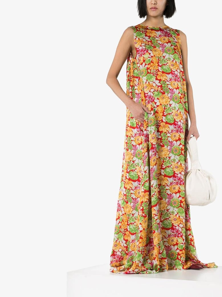 floral print maxi dress by Selfnex