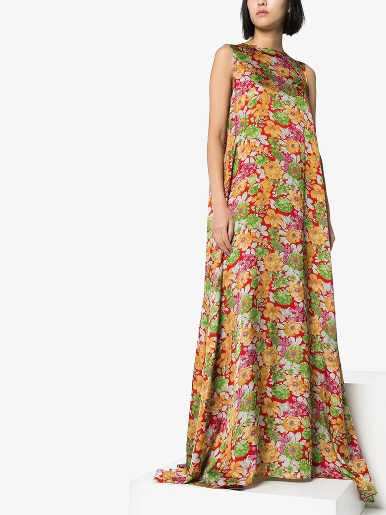 floral print maxi dress by Selfnex