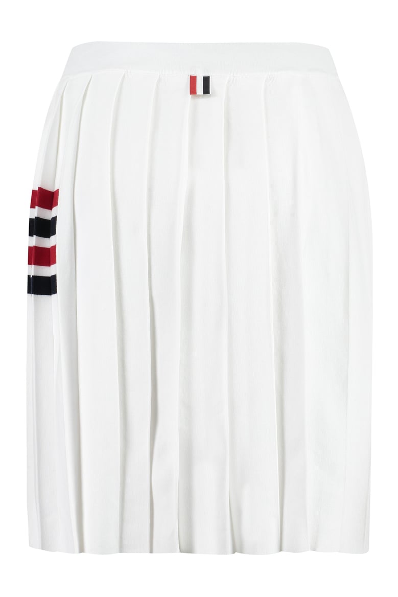 pleated knitted skirt by Selfnex