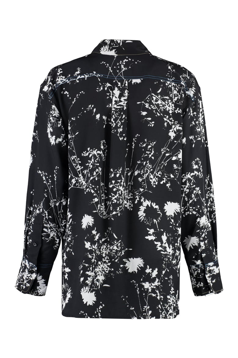 printed silk shirt by Selfnex