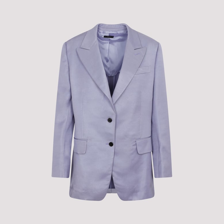 tom ford soft fluid twill boyfriend jacket by Selfnex