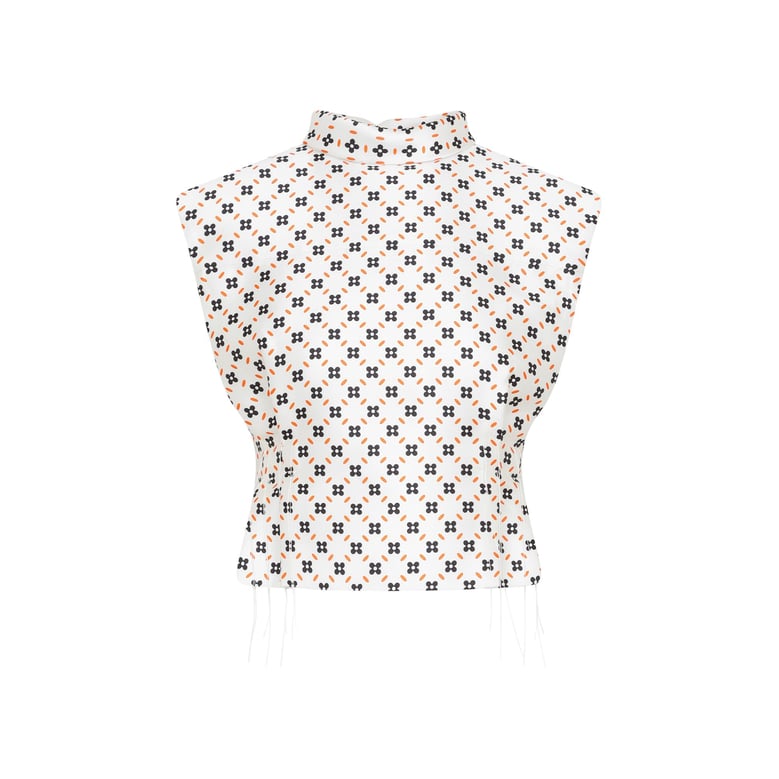 lanvin cropped sleeveless top by Selfnex