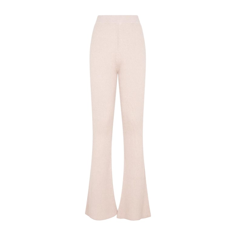 peserico flare knit rib pant by Selfnex