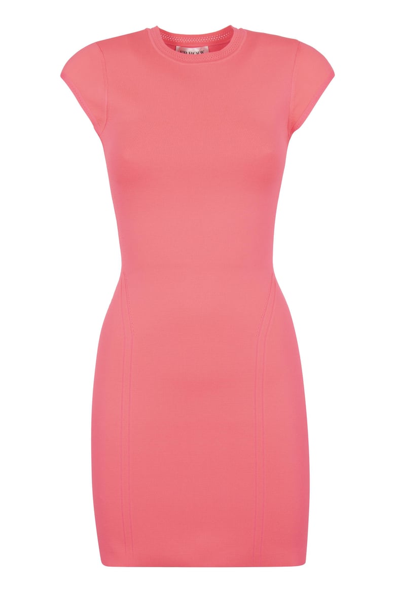 victoria beckham cap sleeve fitted mini dress by Selfnex
