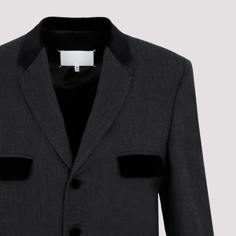 maison margiela wool jacket by Selfnex
