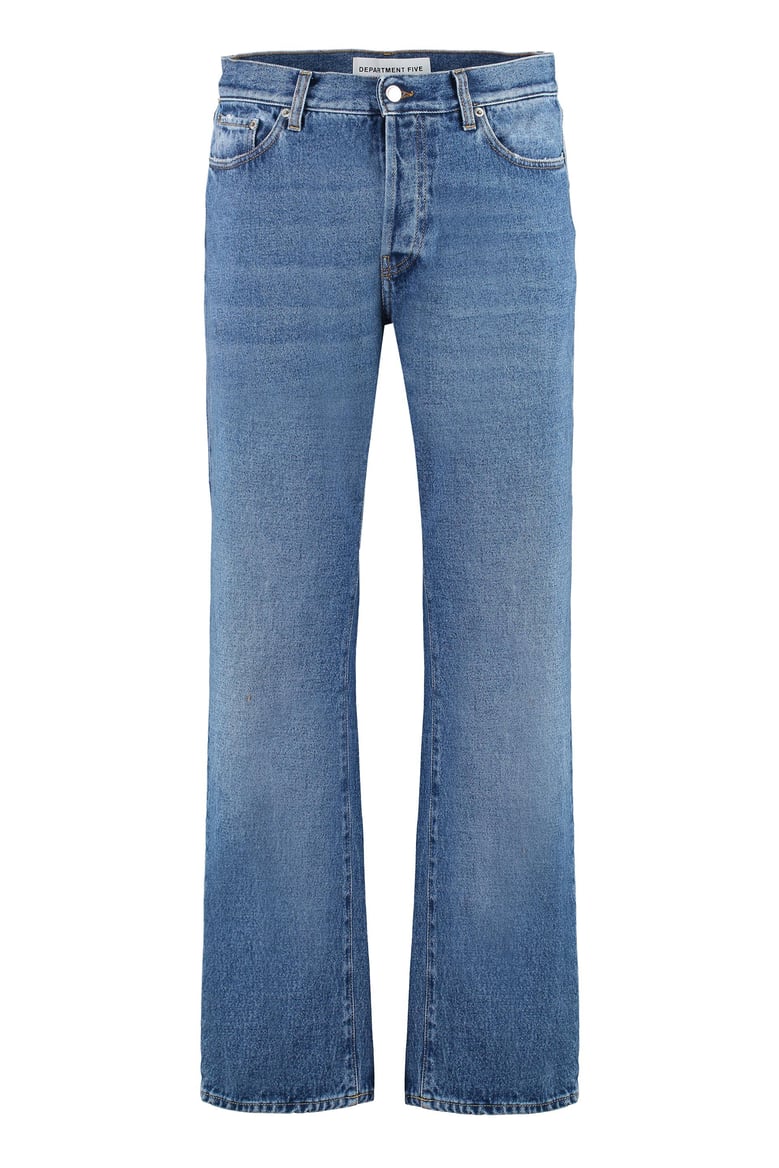 bowl jeans 5-pocket straight-leg jeans by Selfnex