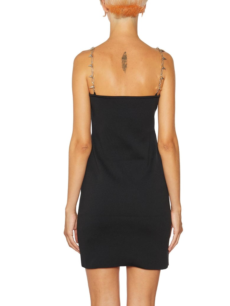 dress with metallic straps by Selfnex
