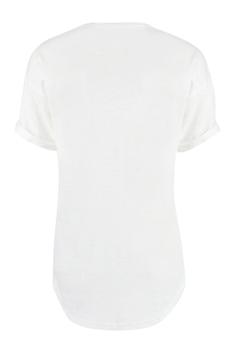 koldi logo print linen t-shirt by Selfnex