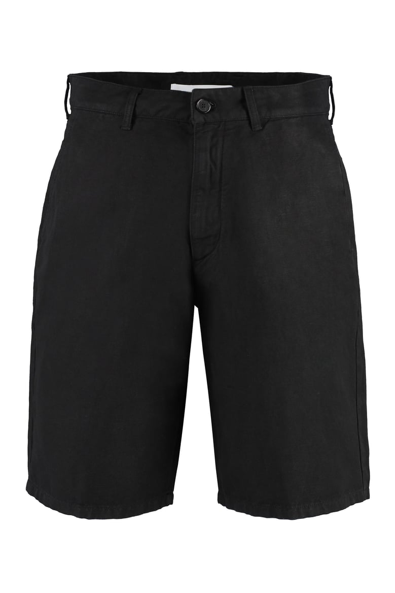 lond cotton blend bermuda shorts by Selfnex