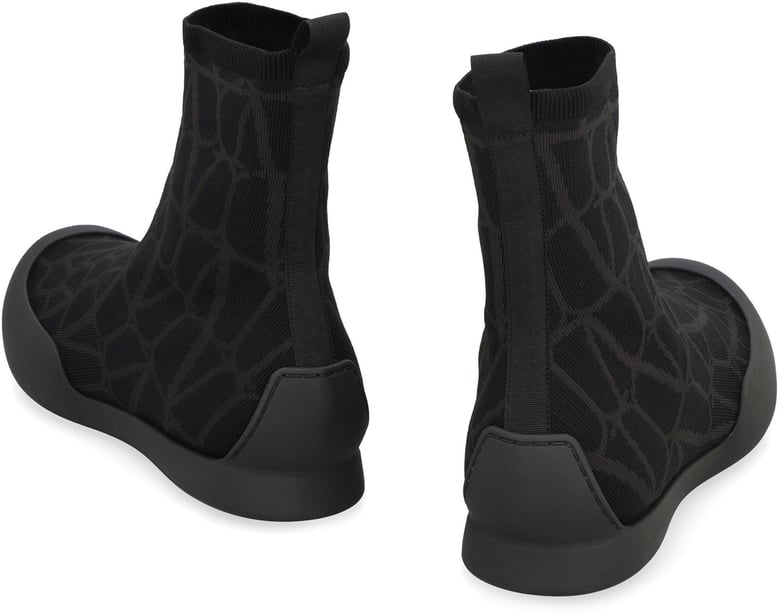 valentino garavani - cityshore high-top fabric sneakers by Selfnex