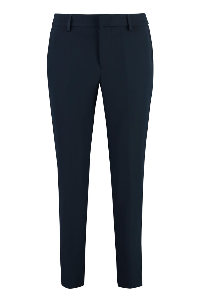 new york techno fabric tailored trousers by Selfnex