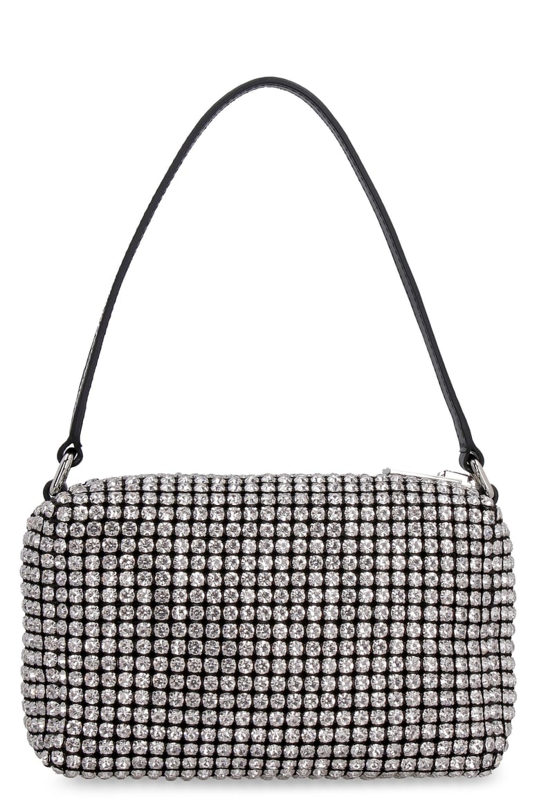 embellished fabric medium heiress handbag by Selfnex