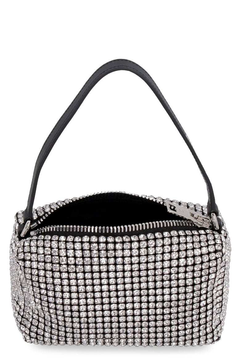 embellished fabric medium heiress handbag by Selfnex
