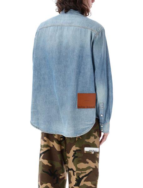 pa monogram denim shirt by Selfnex