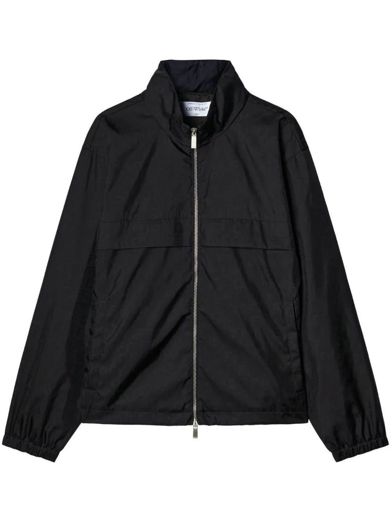 off ao jacq hood windbreaker black by Selfnex