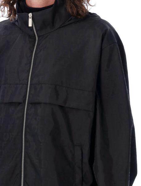 off ao jacq hood windbreaker black by Selfnex