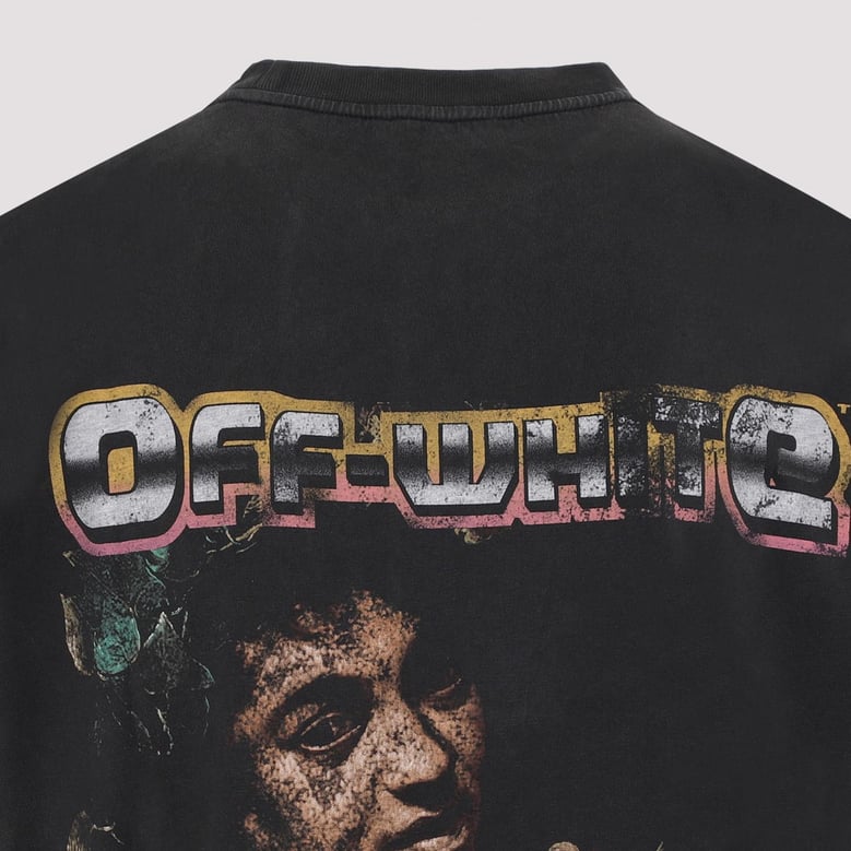 printed cotton t-shirt by Selfnex