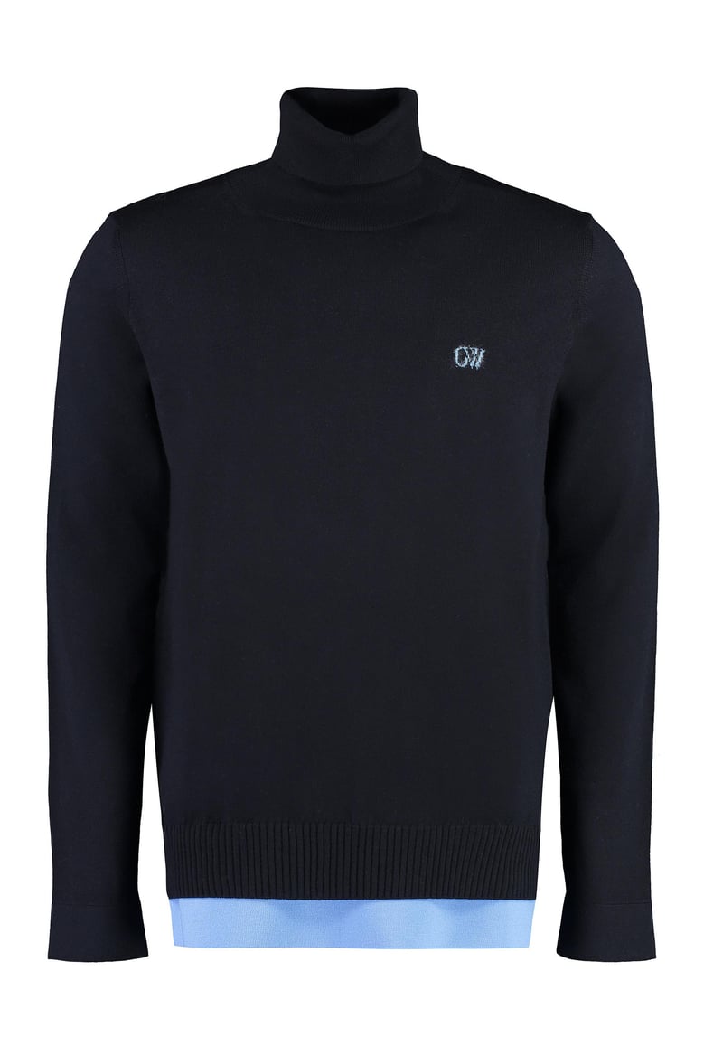 wool turtleneck sweater by Selfnex