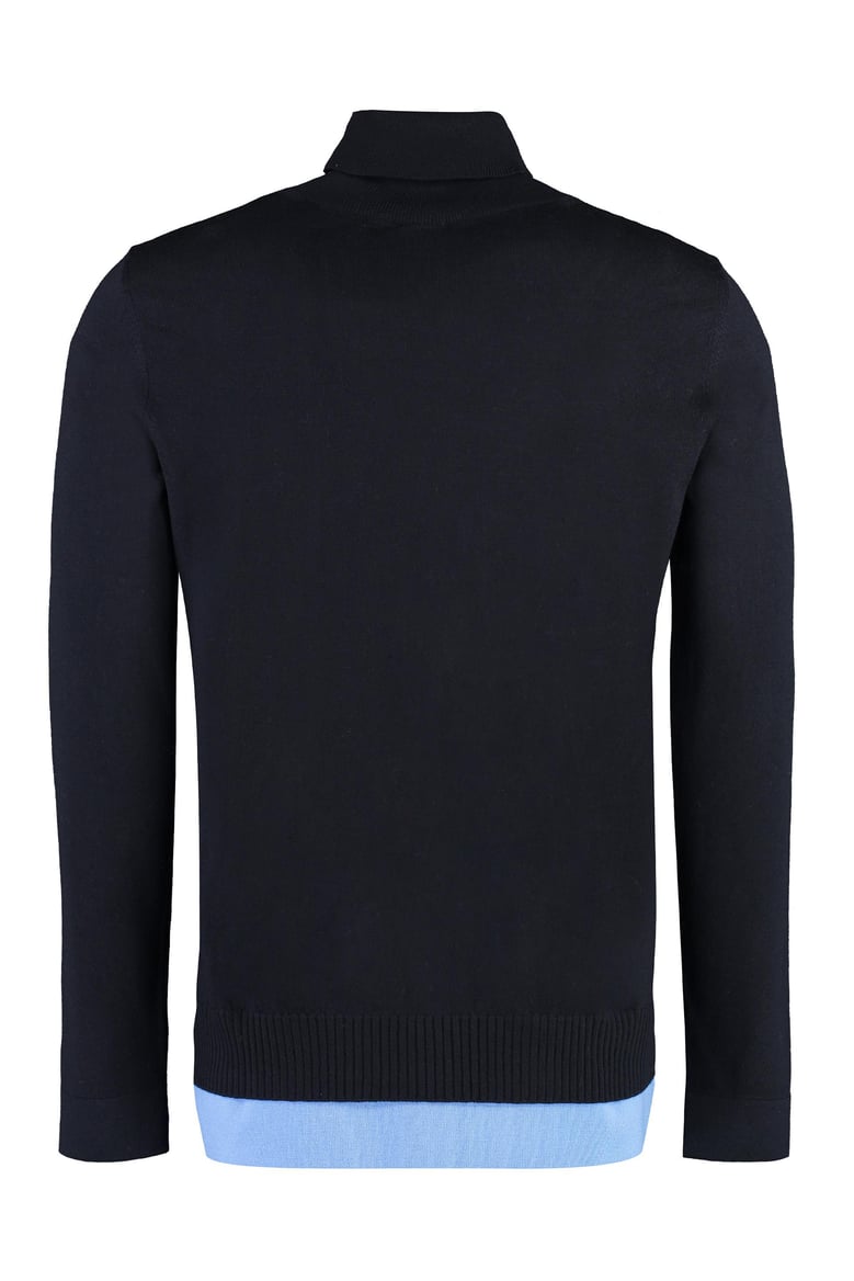 wool turtleneck sweater by Selfnex