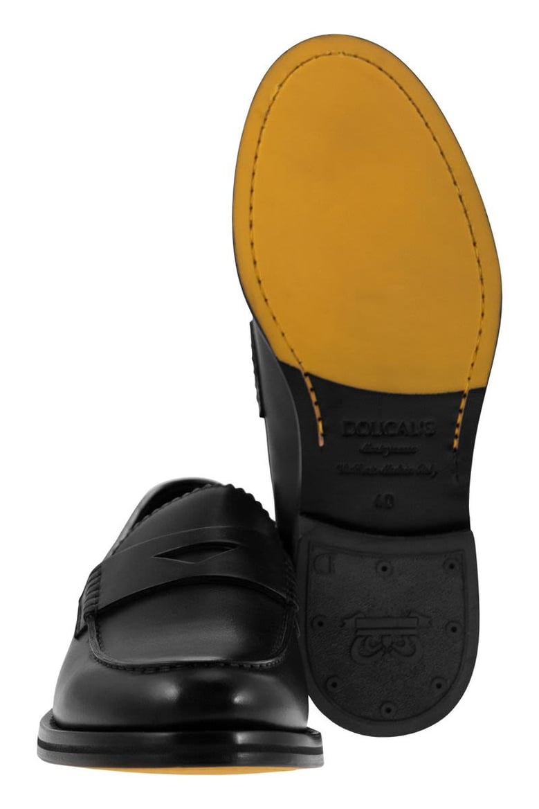 penny - leather moccasin by Selfnex