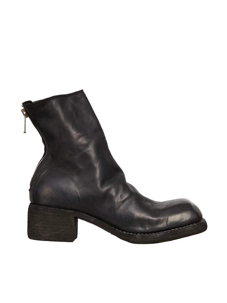 stivale con zip in pelle by Selfnex