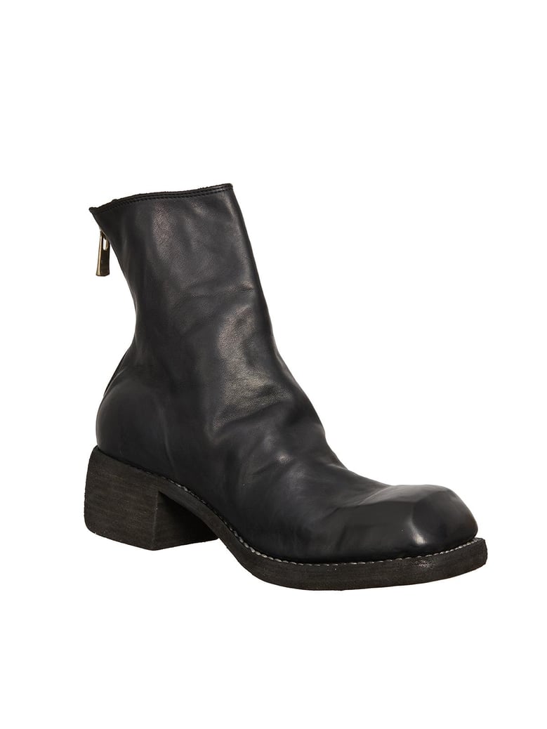 stivale con zip in pelle by Selfnex