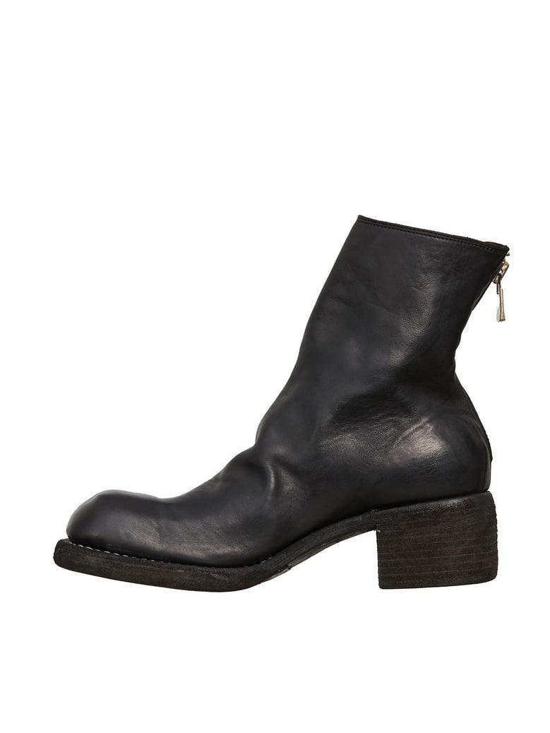 stivale con zip in pelle by Selfnex