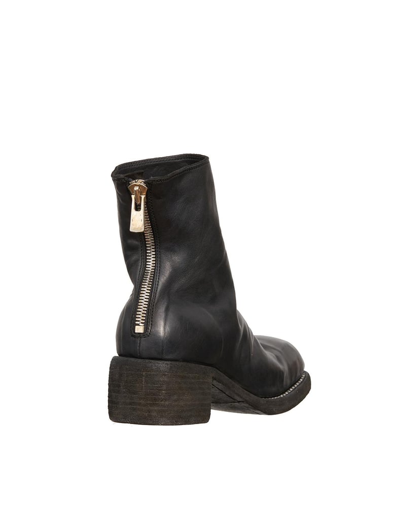 stivale con zip in pelle by Selfnex