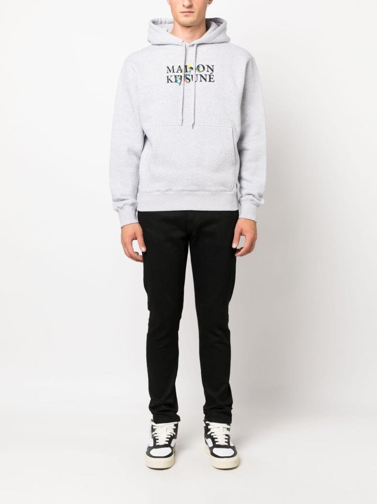 maison kitsune flowers comfort hoodie by Selfnex