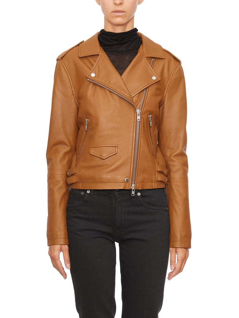 studded leather jacket by Selfnex