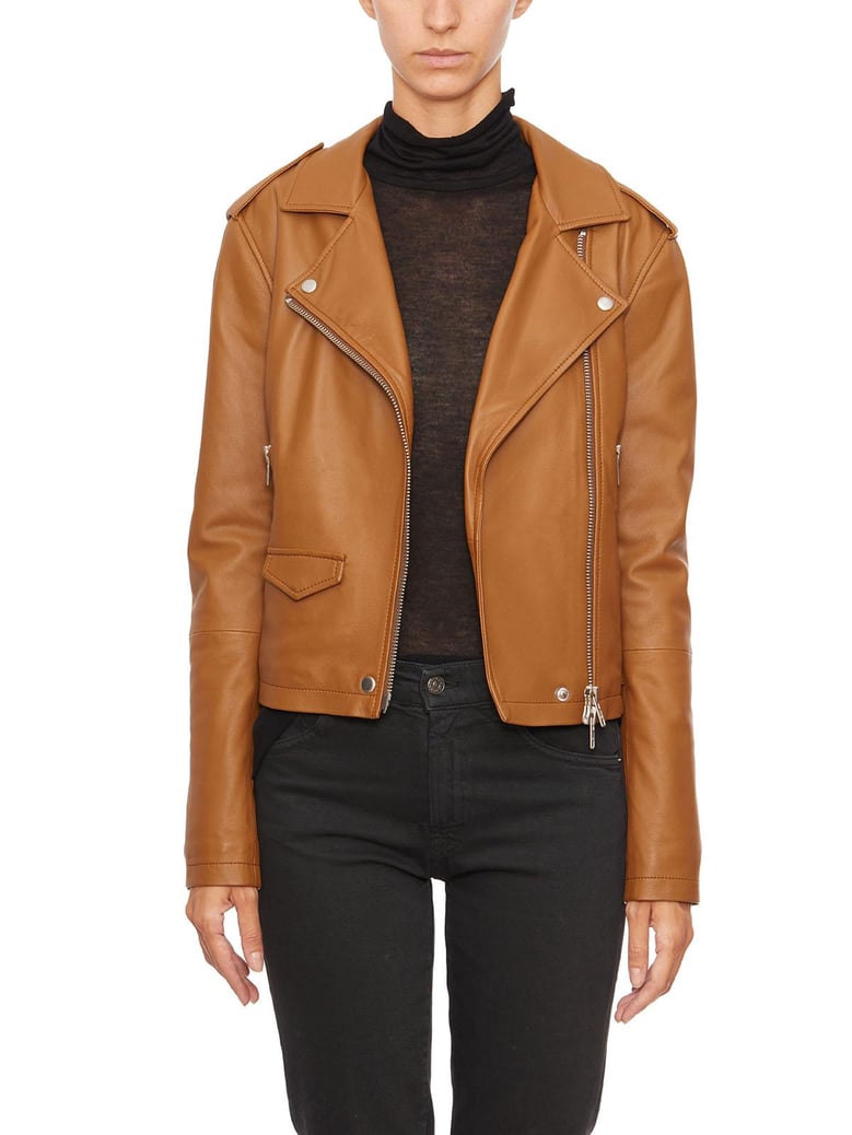 studded leather jacket by Selfnex