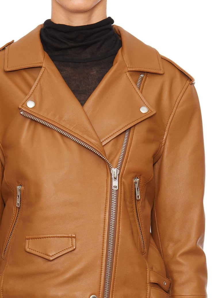 studded leather jacket by Selfnex