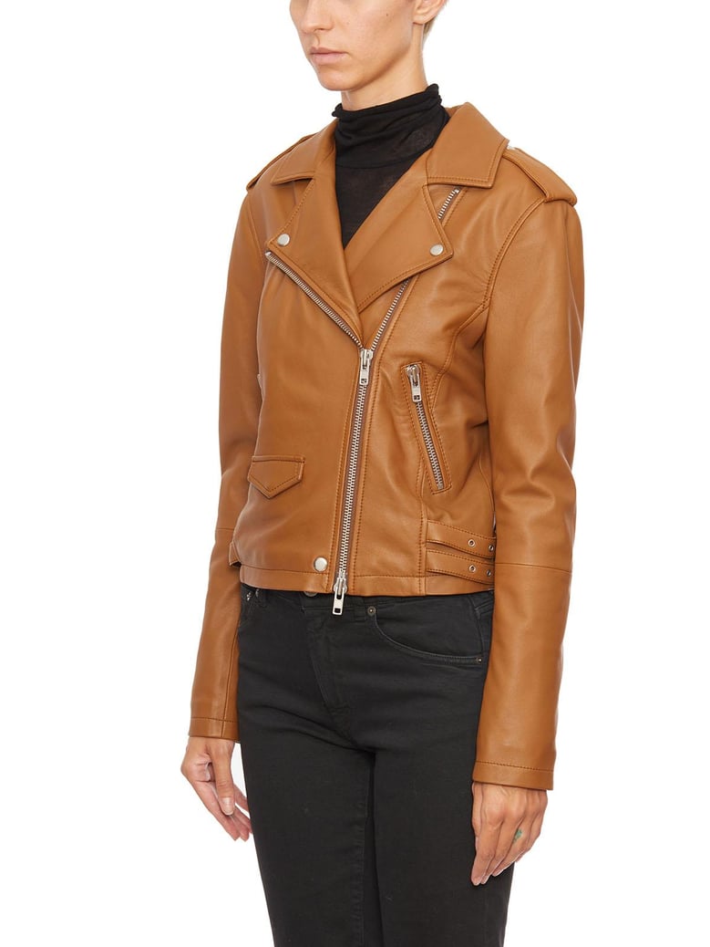 studded leather jacket by Selfnex