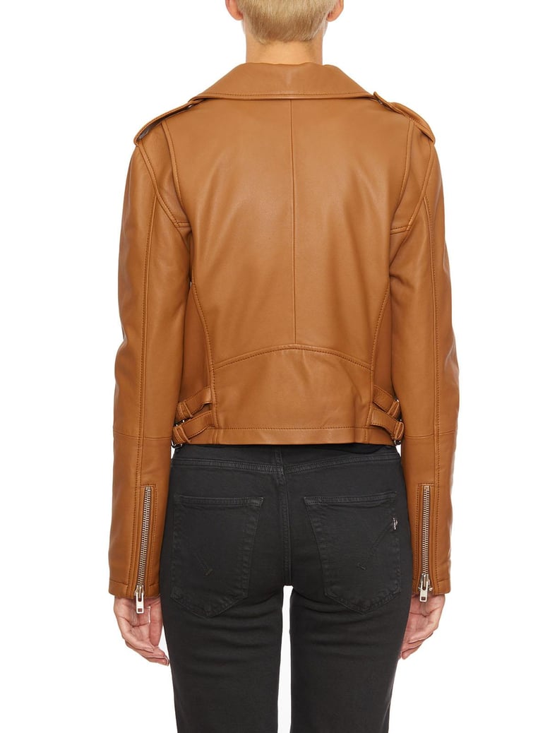 studded leather jacket by Selfnex