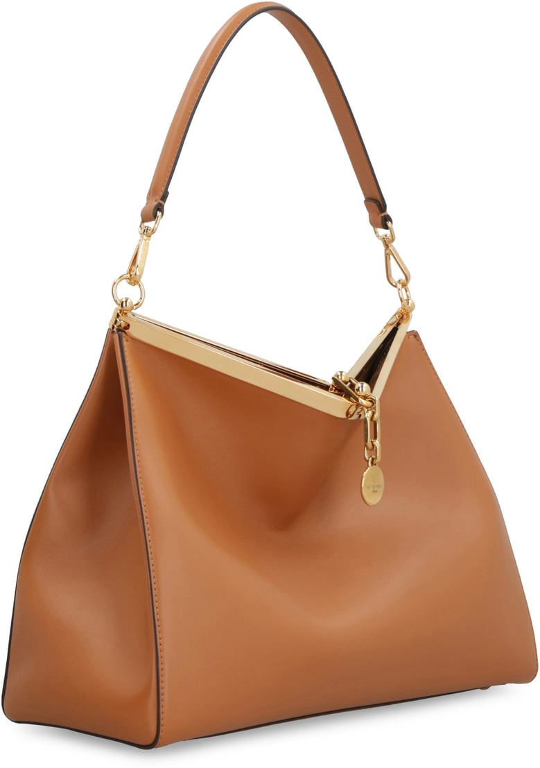 vela leather shoulder bag by Selfnex