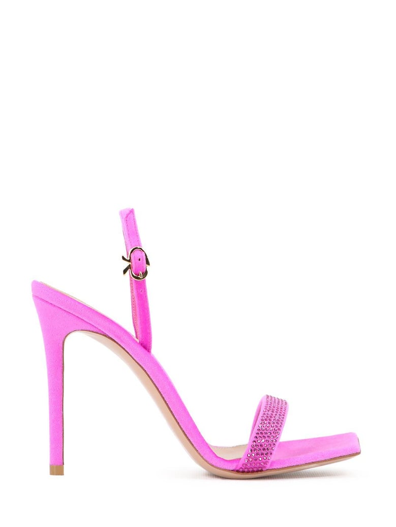 britney fuchsia sandals by Selfnex