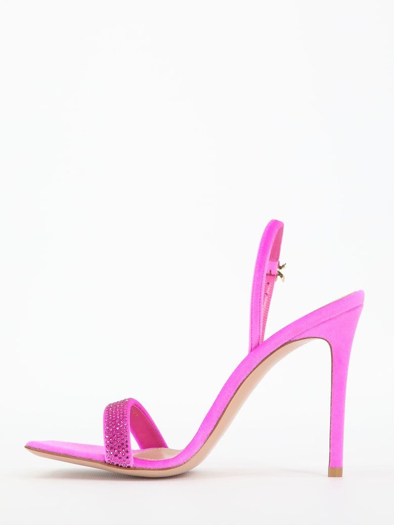 britney fuchsia sandals by Selfnex