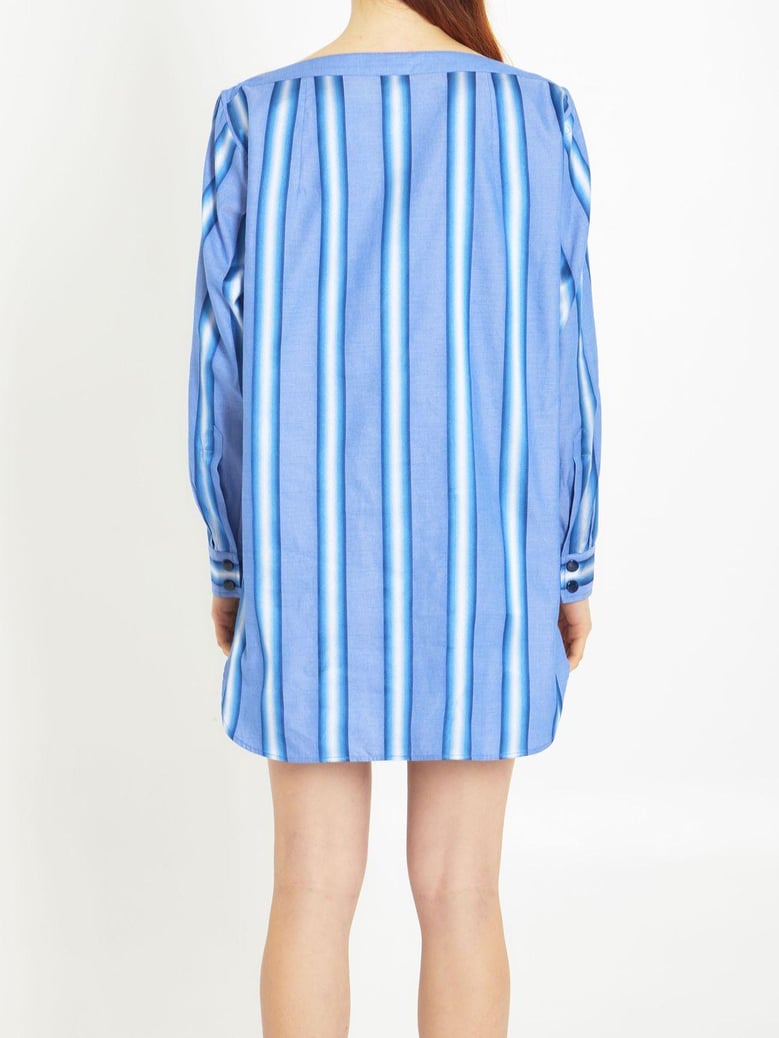striped shirt dress by Selfnex