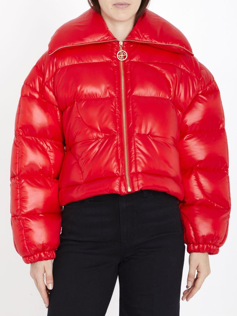 jp short puffer jacket by Selfnex