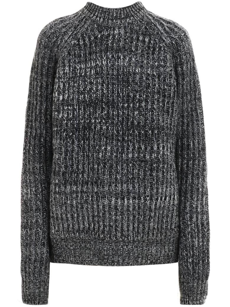 melange gray pullover by Selfnex