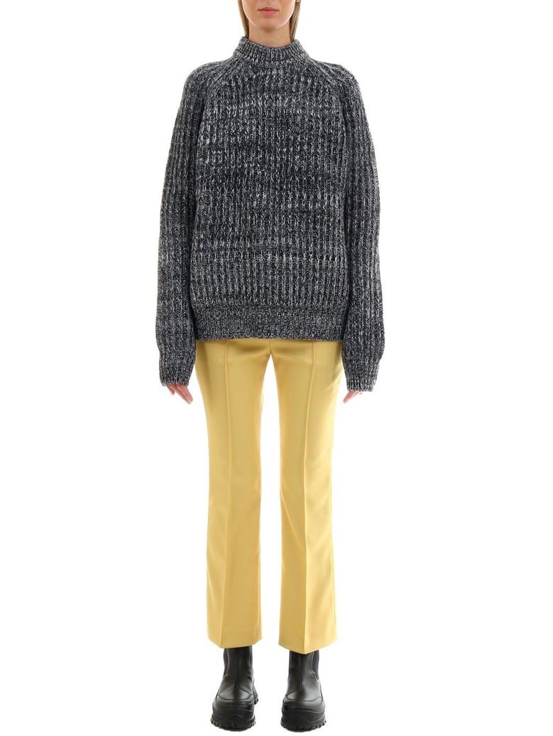 melange gray pullover by Selfnex