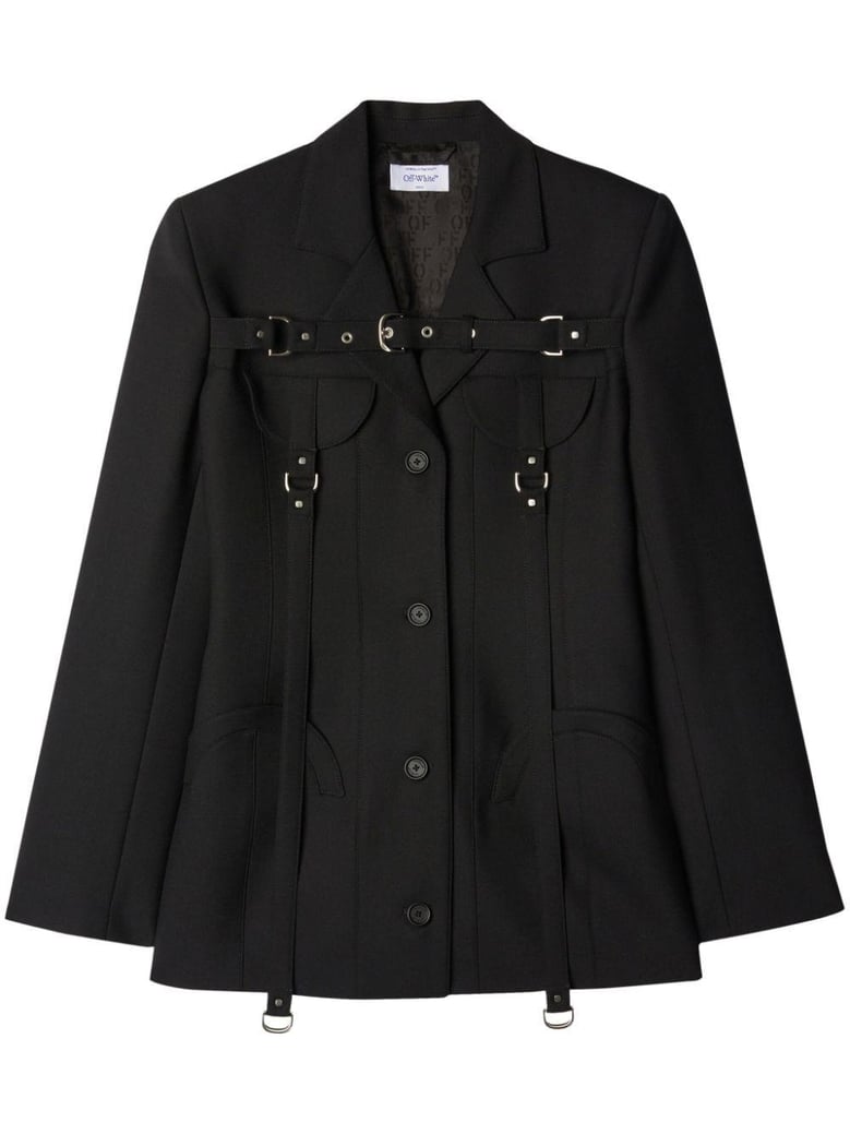 wool blend blazer by Selfnex