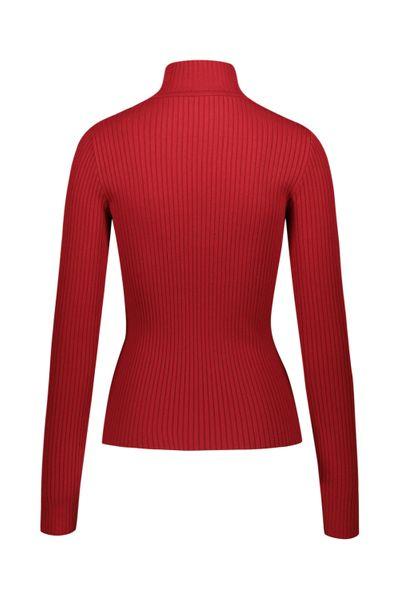 courrèges rib knit mock neck sweater by Selfnex