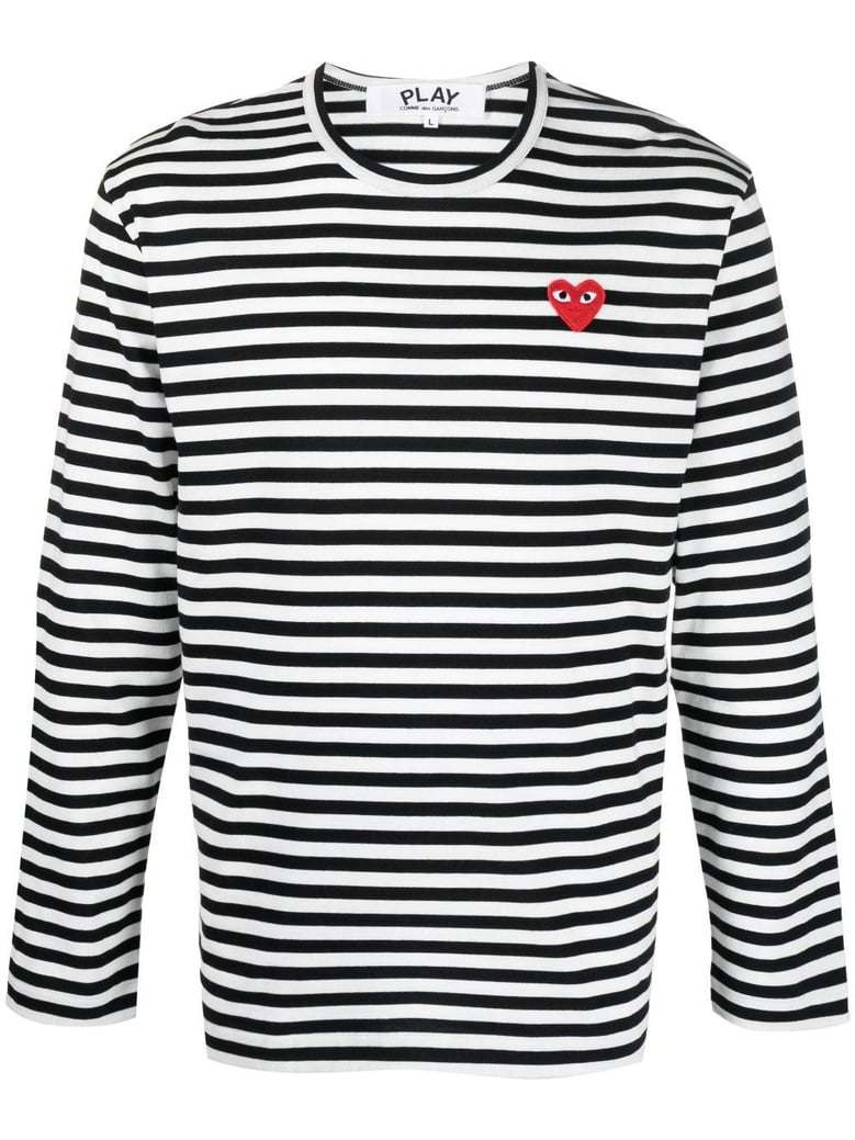 striped cotton t-shirt by Selfnex
