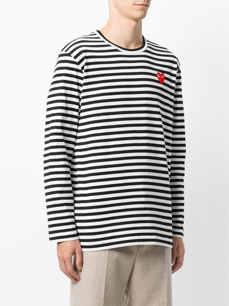 striped cotton t-shirt by Selfnex