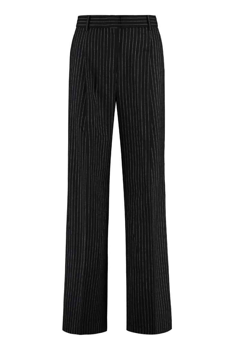 wool blend trousers by Selfnex