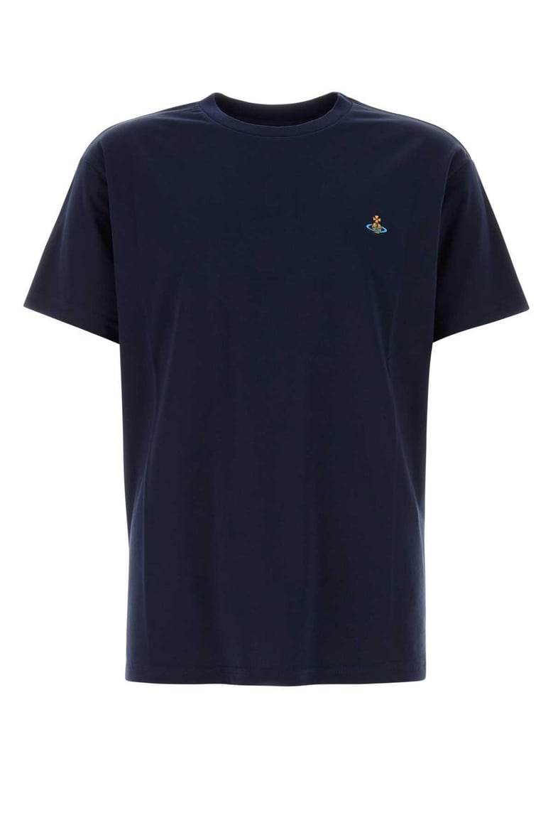 midnight blue cotton t-shirt by Selfnex