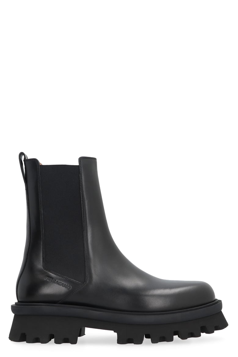 leather chelsea boots by Selfnex
