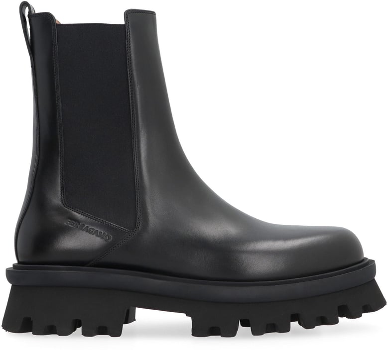 leather chelsea boots by Selfnex